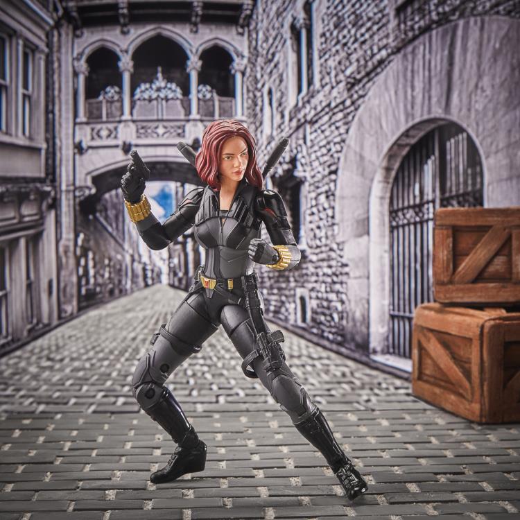 Black Widow Marvel Legends Black Widow Action Figure (Crimson Dynamo BAF) Gallery Image 9