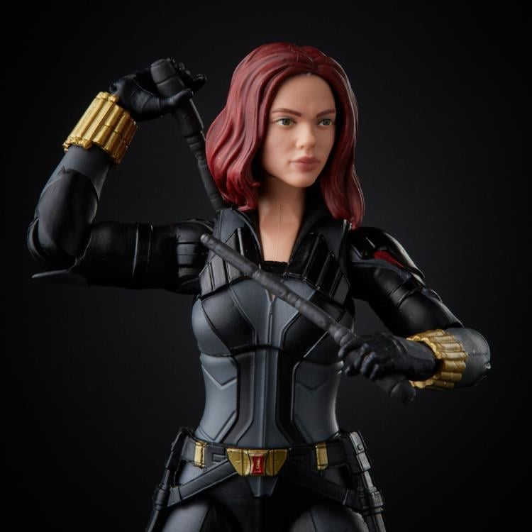 Black Widow Marvel Legends Black Widow Action Figure (Crimson Dynamo BAF) Gallery Image 8