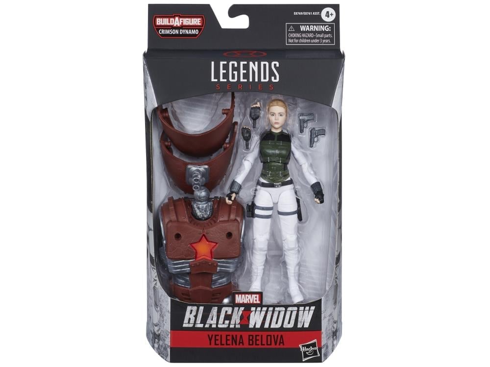 Black Widow Marvel Legends Yelena Belova Action Figure (Crimson Dynamo BAF) Gallery Image 11