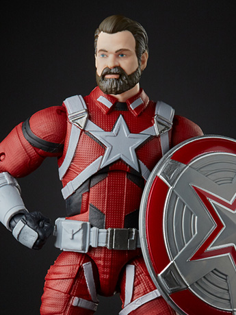 Black Widow Marvel Legends Red Guardian Action Figure (Crimson Dynamo BAF) Gallery Image 2