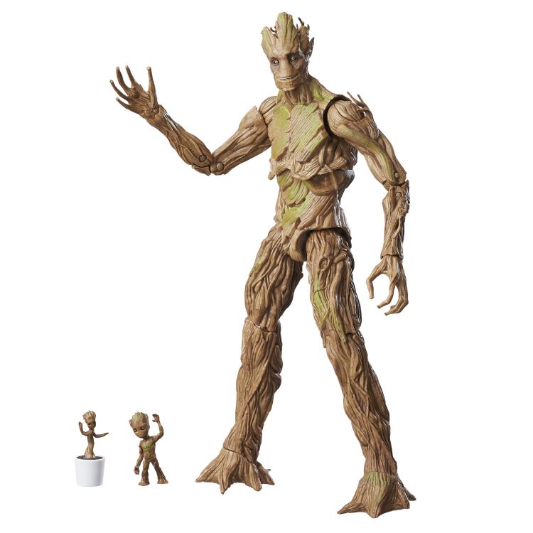 Guardians of the Galaxy Marvel Legends Groot Evolution Action Figure Gallery Image 6