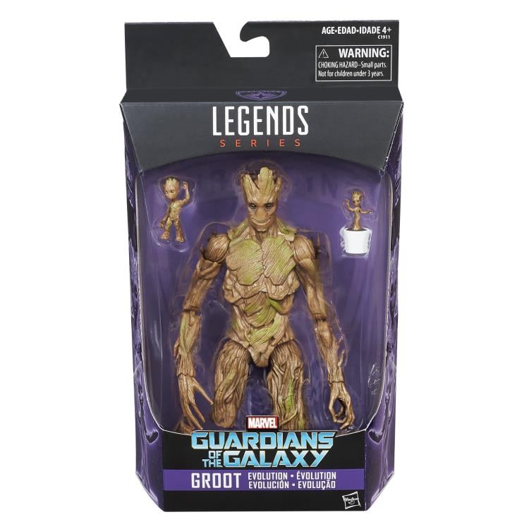 Guardians of the Galaxy Marvel Legends Groot Evolution Action Figure Gallery Image 7