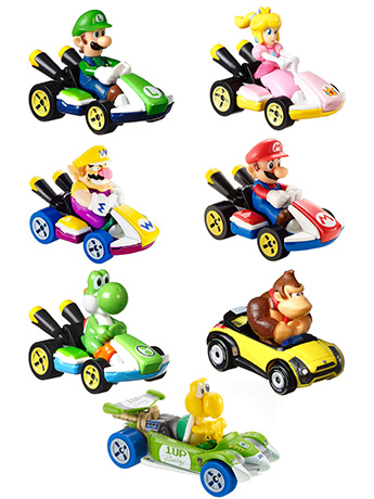 Mario Kart Hot Wheels Sets of 7 Cars Gallery Image 2