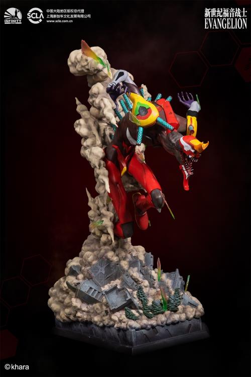 Neon Genesis Evangelion EVA Unit-02 (Beast Mode) Limited Edition Statue Gallery Image 8