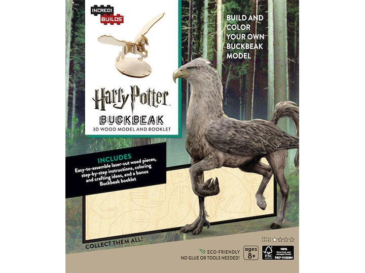 Harry Potter IncrediBuilds Buckbeak Book & 3D Wood Model Gallery Image 1