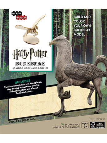 Harry Potter IncrediBuilds Buckbeak Book & 3D Wood Model Gallery Image 2