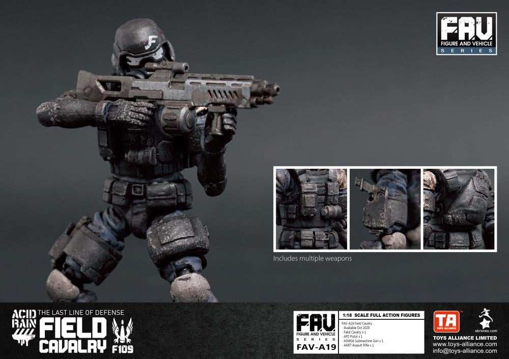 Acid Rain FAV-A19 Field Cavalry Action Figure Gallery Image 5
