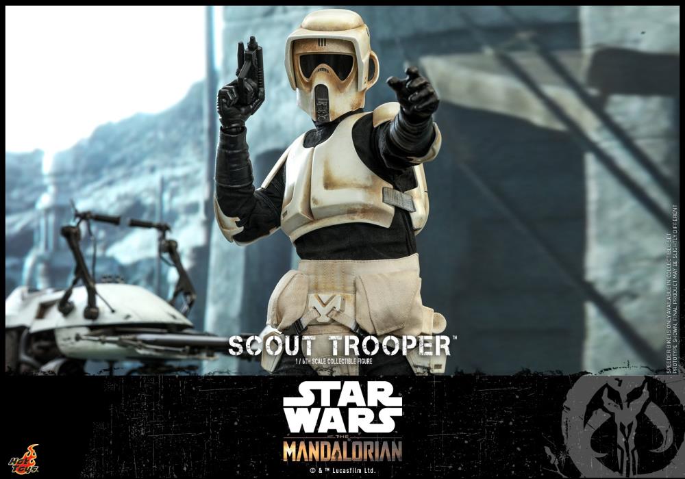 The Mandalorian TMS016 Scout Trooper 1/6 Scale Collectible Figure Gallery Image 7