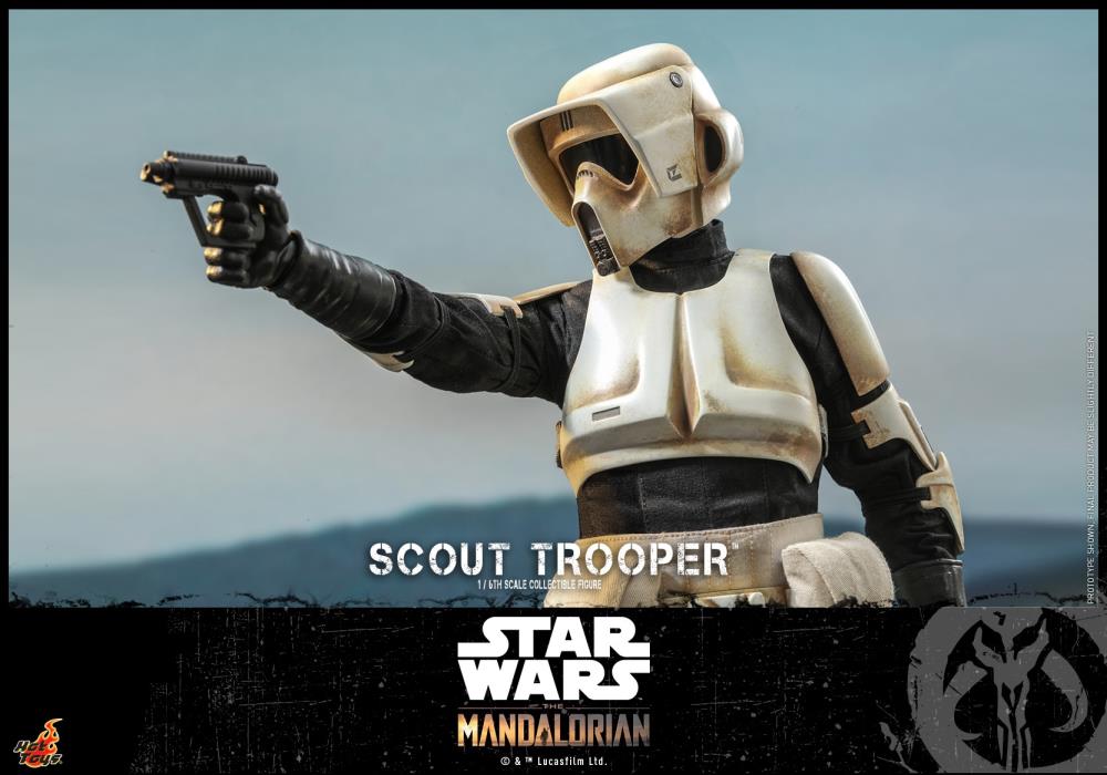 The Mandalorian TMS016 Scout Trooper 1/6 Scale Collectible Figure Gallery Image 6