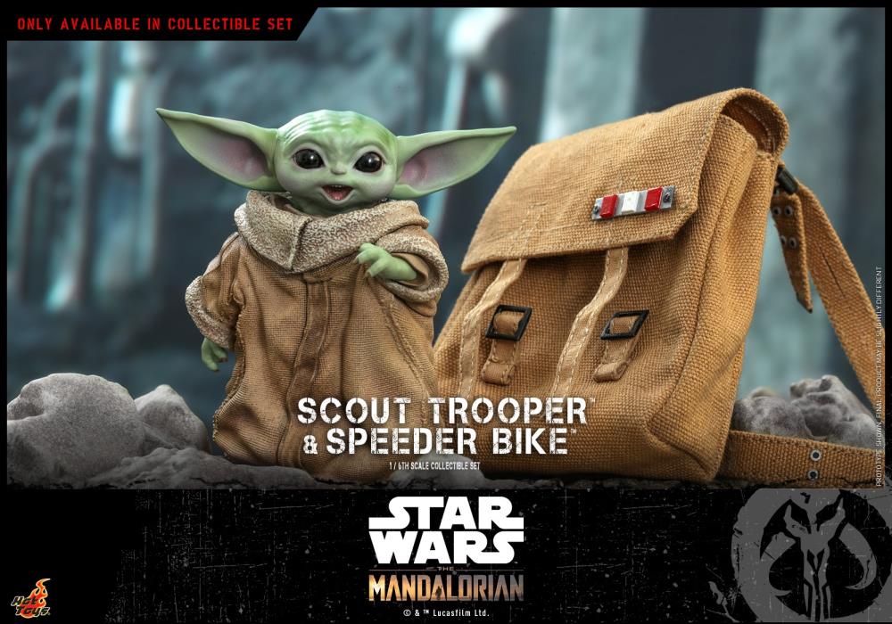 The Mandalorian TMS017 Scout Trooper 1/6 Scale Collectible Figure With Speeder Bike Gallery Image 19