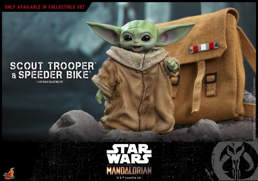 The Mandalorian TMS017 Scout Trooper 1/6 Scale Collectible Figure With Speeder Bike Gallery Image 20