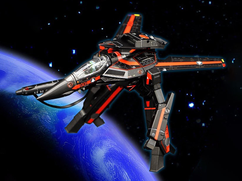 Robotech VF-1S Valkyrie (Dark Red Ver.) 1/72 Scale Limited Edition Figure Gallery Image 5