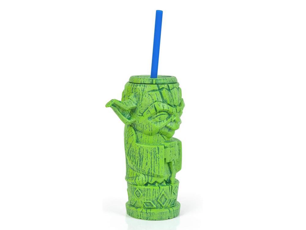 Star Wars Yoda Geeki Tikis Plastic Tumbler Gallery Image 3