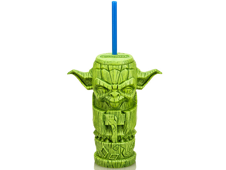 Star Wars Yoda Geeki Tikis Plastic Tumbler Gallery Image 1