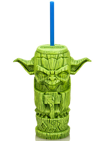 Star Wars Yoda Geeki Tikis Plastic Tumbler Gallery Image 2