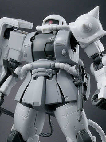 Mobile Suit Gundam: The Origin HGGTO MS-06C-6/R6 Zaku II 1/144 Scale Exclusive Model Kit Gallery Image 2