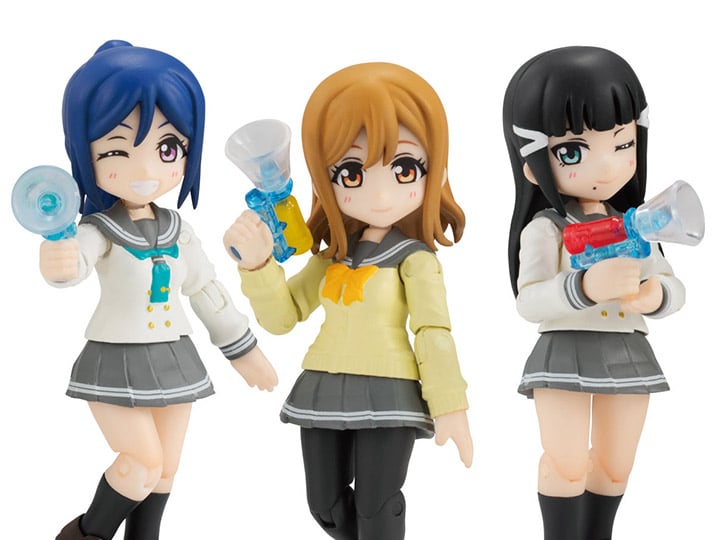 Love Live! Sunshine!! Aqours Shooters! 02 Box of 3 Exclusive Figures