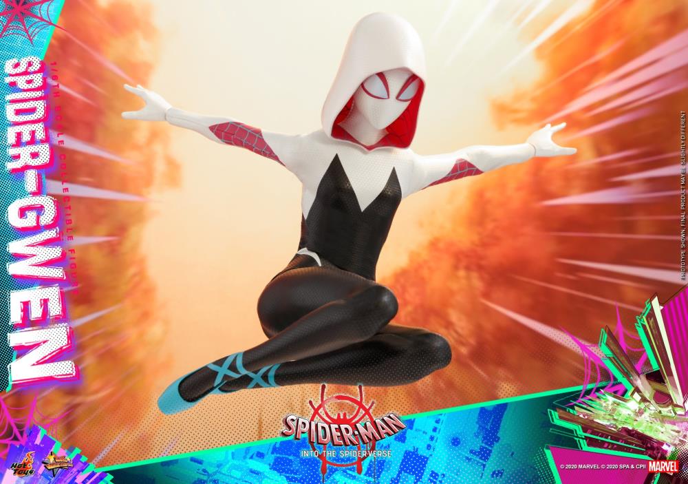 Spider-Man: Into the Spider-Verse MMS576 Spider-Gwen 1/6th Scale Collectible Figure Gallery Image 3