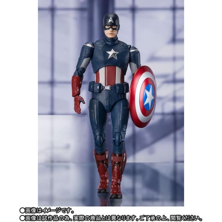 Avengers: Endgame S.H.Figuarts Captain America (Cap Vs. Cap) Action Figure Gallery Image 5