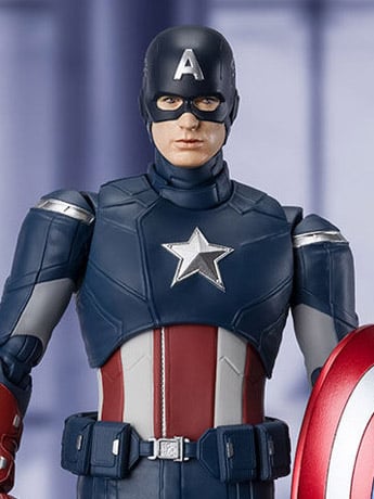 Avengers: Endgame S.H.Figuarts Captain America (Cap Vs. Cap) Action Figure Gallery Image 2