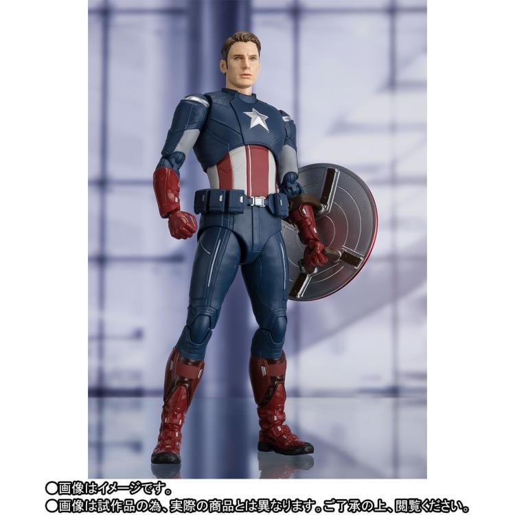 Avengers: Endgame S.H.Figuarts Captain America (Cap Vs. Cap) Action Figure Gallery Image 3