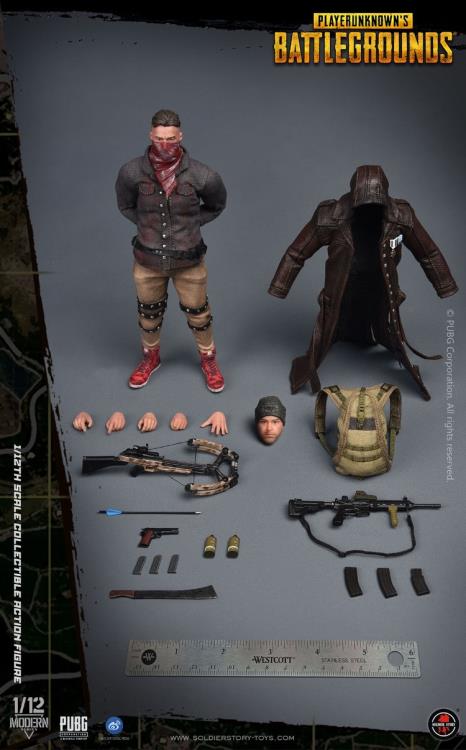 PlayerUnknown’s Battlegrounds Trenchcoat Soldier 1/12 Scale Figure Gallery Image 15