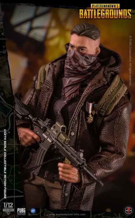 PlayerUnknown’s Battlegrounds Trenchcoat Soldier 1/12 Scale Figure Gallery Image 9
