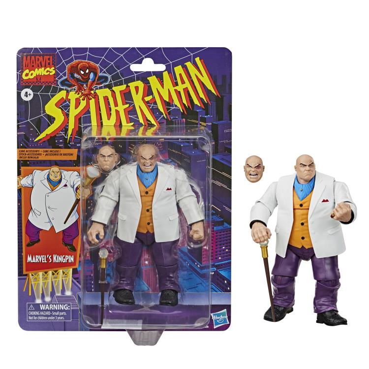 Spider-Man Marvel Legends Retro Collection Marvel's Kingpin Action Figure Gallery Image 4