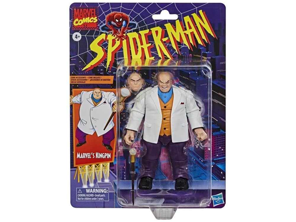 Spider-Man Marvel Legends Retro Collection Marvel's Kingpin Action Figure Gallery Image 5