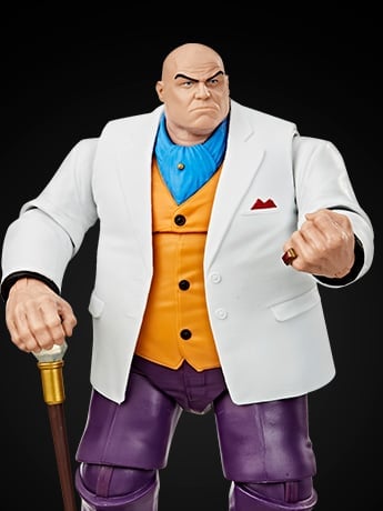 Spider-Man Marvel Legends Retro Collection Marvel's Kingpin Action Figure Gallery Image 2