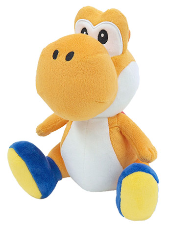 Super Mario Yoshi 8" Plush (Orange) Gallery Image 2
