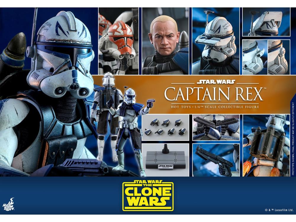 Star Wars: The Clone Wars TMS018 Captain Rex 1/6 Scale Figure Gallery Image 27