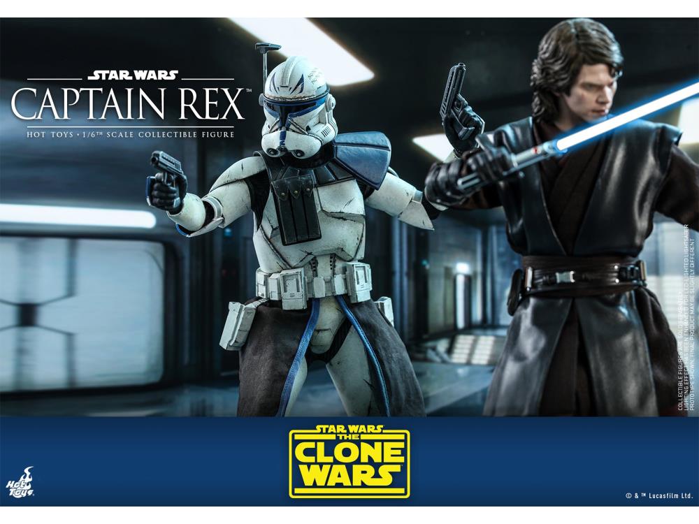 Star Wars: The Clone Wars TMS018 Captain Rex 1/6 Scale Figure Gallery Image 12