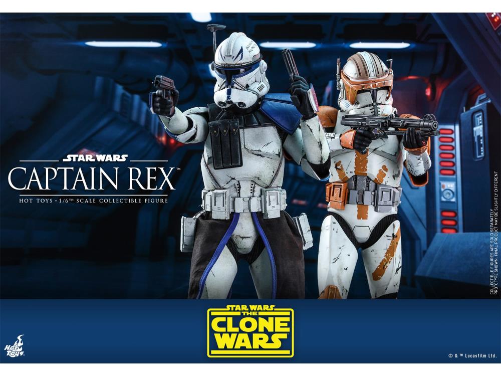 Star Wars: The Clone Wars TMS018 Captain Rex 1/6 Scale Figure Gallery Image 14