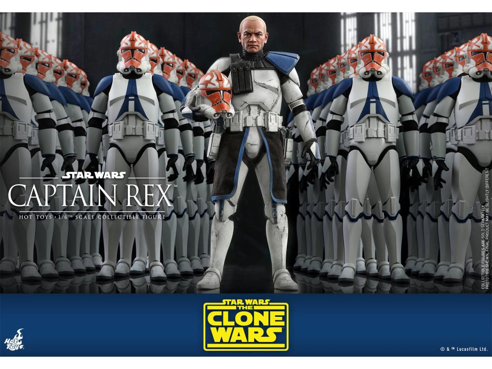Star Wars: The Clone Wars TMS018 Captain Rex 1/6 Scale Figure Gallery Image 3