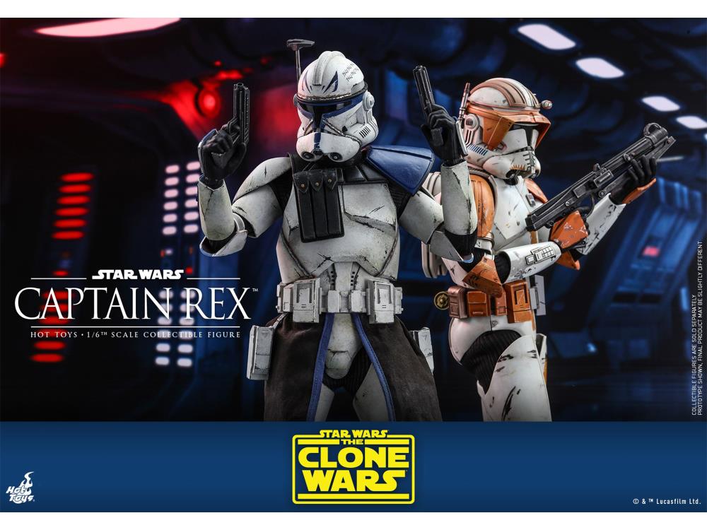 Star Wars: The Clone Wars TMS018 Captain Rex 1/6 Scale Figure Gallery Image 7