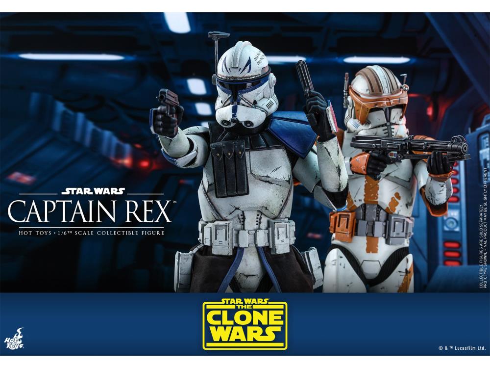 Star Wars: The Clone Wars TMS018 Captain Rex 1/6 Scale Figure Gallery Image 15