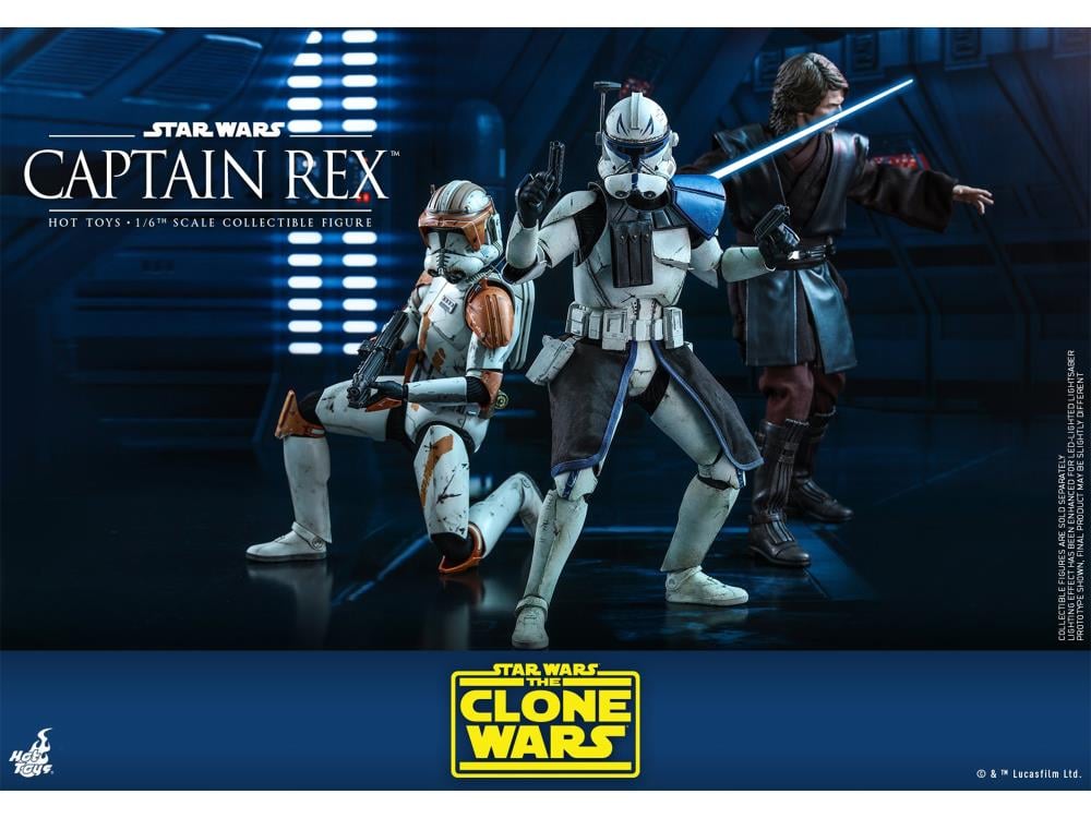 Star Wars: The Clone Wars TMS018 Captain Rex 1/6 Scale Figure Gallery Image 6