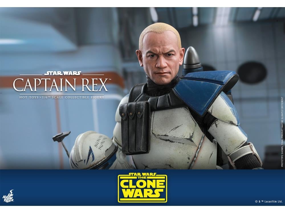 Star Wars: The Clone Wars TMS018 Captain Rex 1/6 Scale Figure Gallery Image 4