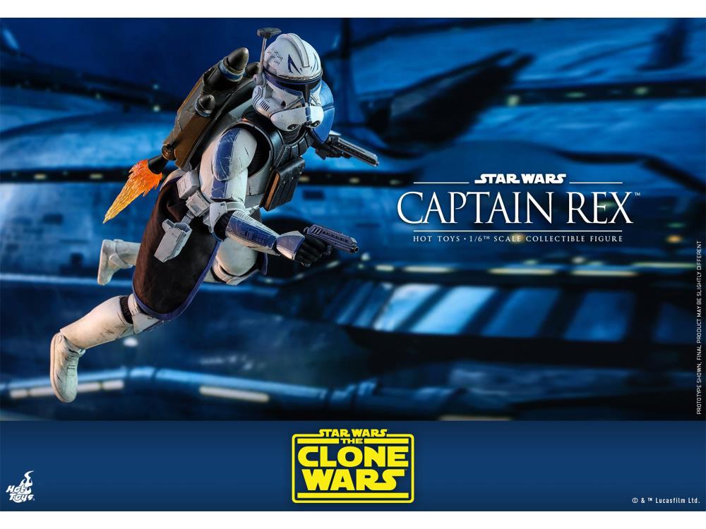 Star Wars: The Clone Wars TMS018 Captain Rex 1/6 Scale Figure Gallery Image 8