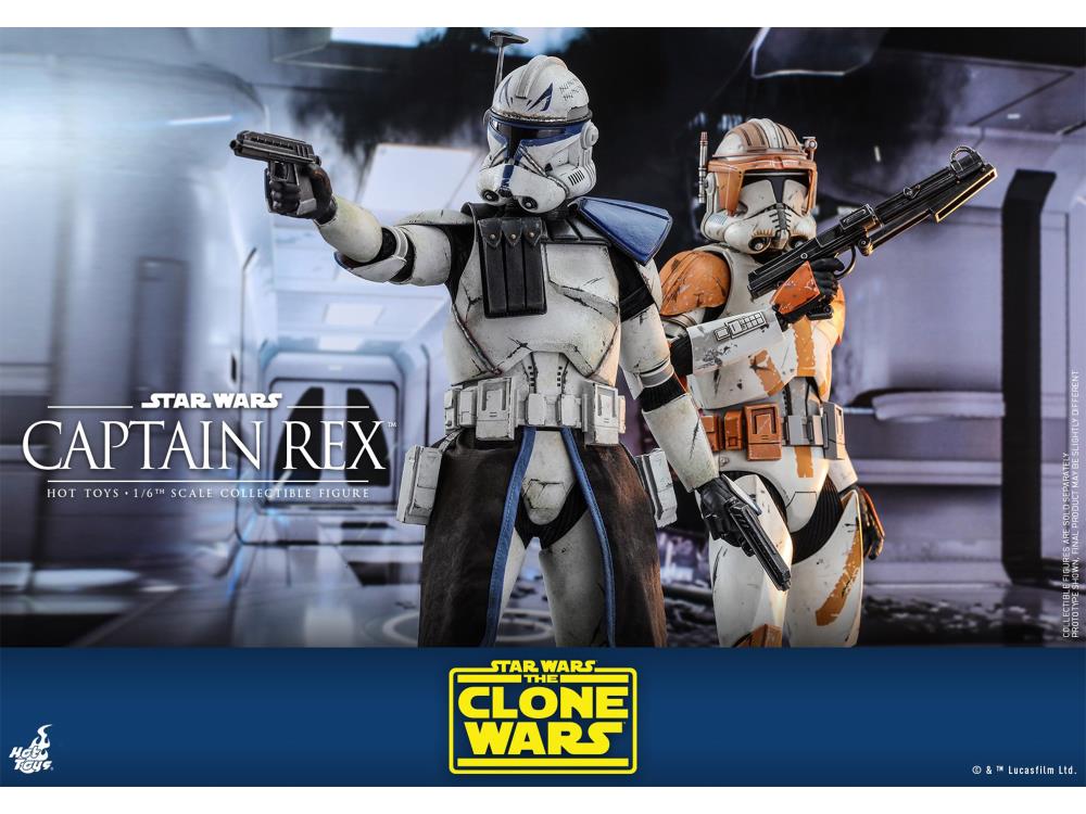 Star Wars: The Clone Wars TMS018 Captain Rex 1/6 Scale Figure Gallery Image 13