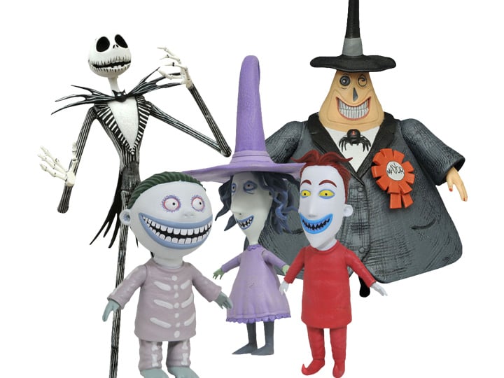 The Nightmare Before Christmas Select Best of Series Wave 1 Set of 5 Figures Gallery Image 1