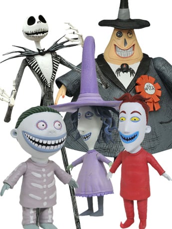The Nightmare Before Christmas Select Best of Series Wave 1 Set of 5 Figures Gallery Image 2