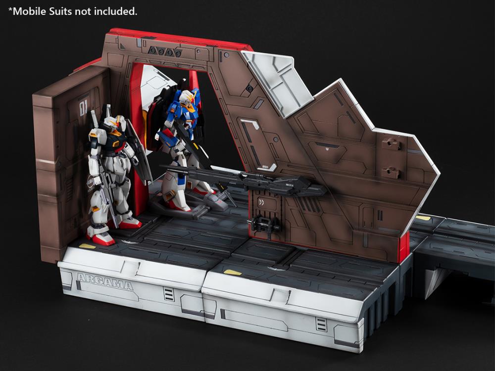 Mobile Suit Gundam Realistic Model Series 1/144 Scale Z Gundam Argama Catapult Deck Gallery Image 9