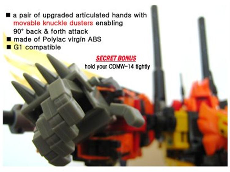 CDMW-23 The King's Power Parts Custom Hands Gallery Image 1