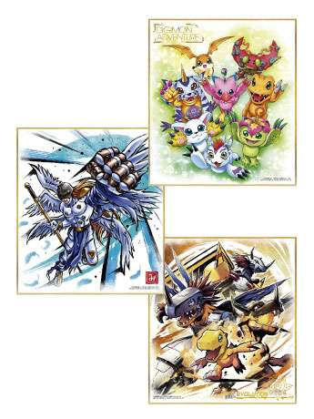 Digimon Adventure Shikishi Art Box of 10 Exclusive Art Cards Gallery Image 2