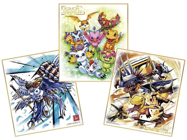 Digimon Adventure Shikishi Art Box of 10 Exclusive Art Cards Gallery Image 1