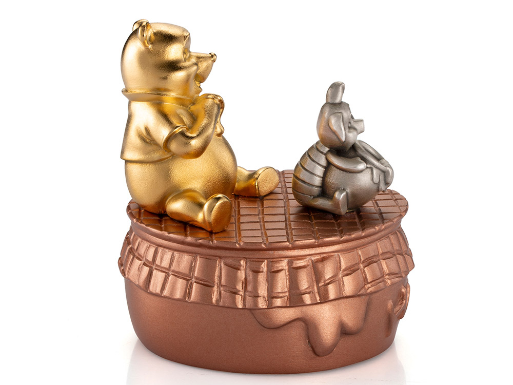 Winnie the Pooh (Gilt) Pewter Collectible Limited Edition Musical Carousel Gallery Image 4