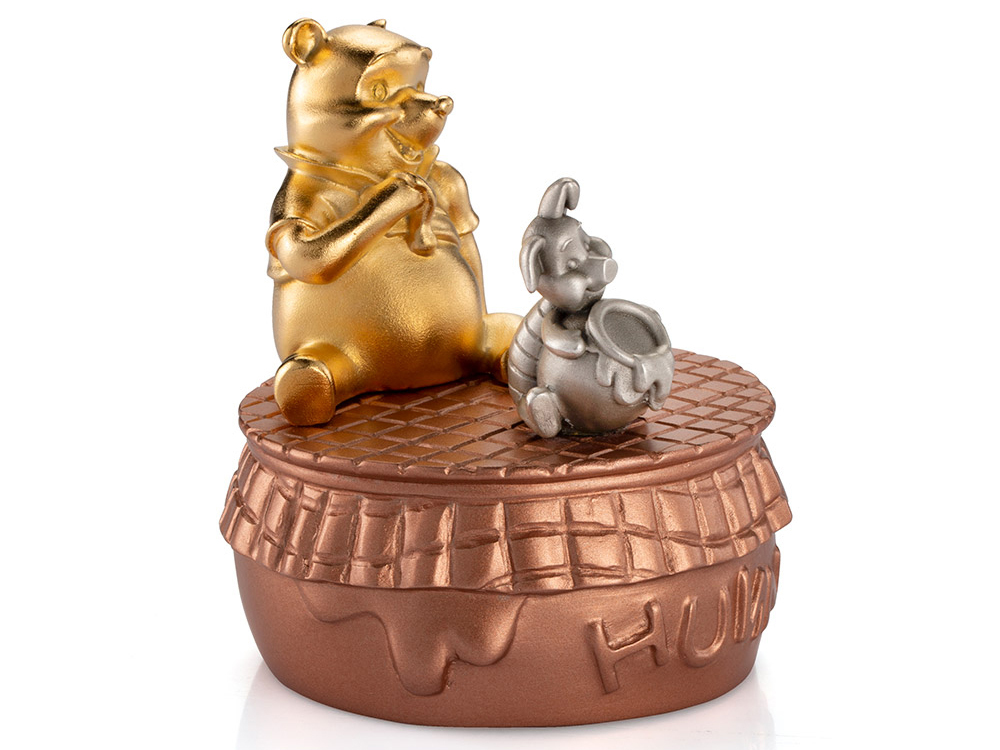 Winnie the Pooh (Gilt) Pewter Collectible Limited Edition Musical Carousel Gallery Image 8