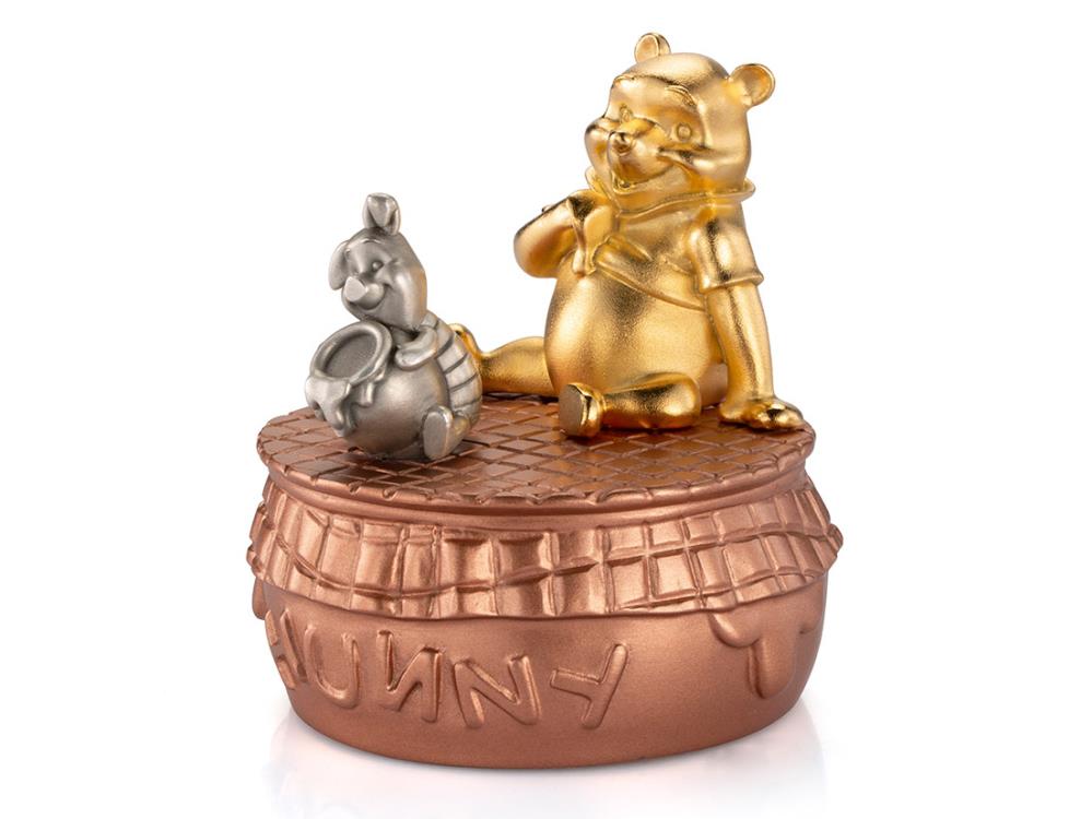 Winnie the Pooh (Gilt) Pewter Collectible Limited Edition Musical Carousel Gallery Image 5